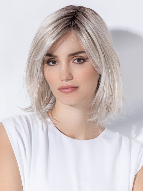 Perücke Icône Deluxe Ellen Wille: seidiger, halblanges Bob, extra-langer Fronttüll, medizinischer Tragekomfort, natürliches und 