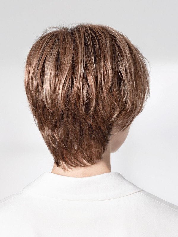 Kurze Perücke Satin Soft Ellen Wille mit extra-langer Stirnpartie aus Tüll, natürlicher Rooted/Mix-Effekt, medizinischer Trageko