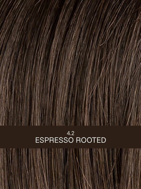 Kurze Perücke Satin Soft Ellen Wille mit extra langem Fronttüll, natürlichem Rooted/Mix-Effekt, medizinischer Tragekomfort