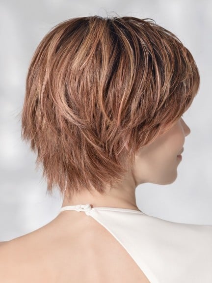 Perücke Avenue Soft - kurzer gestufter Schnitt, Fronttüll, Air Lite 130°C Faser