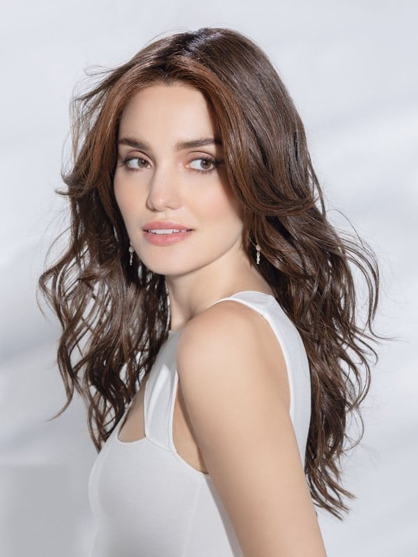 Perücke Sparkle Deluxe Ellen Wille lang mit extra langem Fronttüll