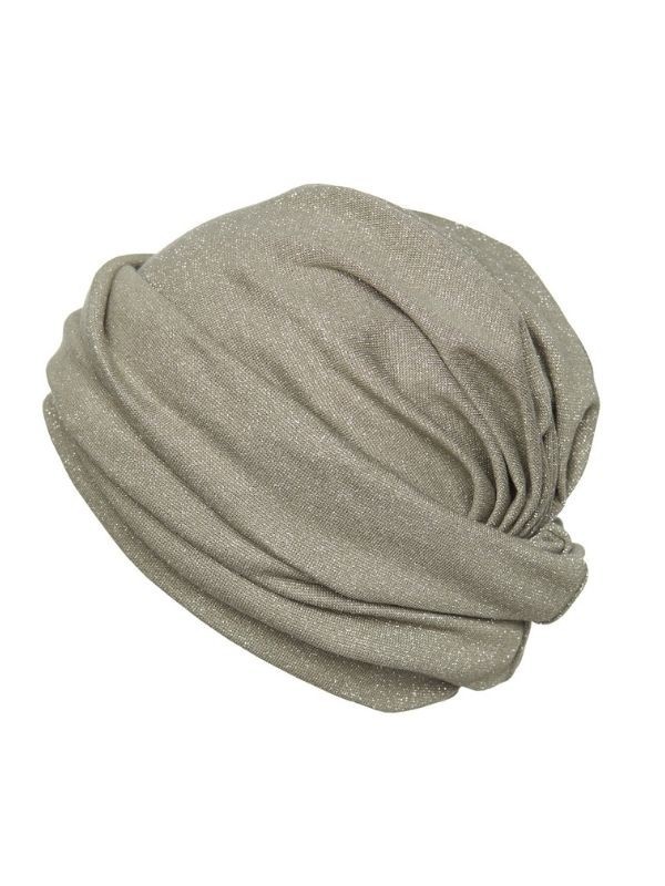 Turban Set Iva 2-in-1: Mütze und schimmerndes Stirnband Gisela Mayer