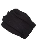 Turban Mina Knitt plissiert aus Bambus und Spandex, Naturfarbe