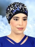 Turban Elsa MM Paris zweifarbig aus Bambusfaser, leicht, UV-Schutz und hypoallergen, dezenter und atmungsaktiver Tragekomfort.