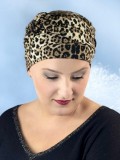 Turban Adele Imprimé MMParis aus Bambusfaser, leicht, weich und atmungsaktiv