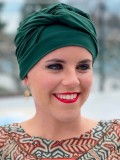 Turban Adèle MM Paris aus einfarbiger Bambusfaser, leicht und komfortabel