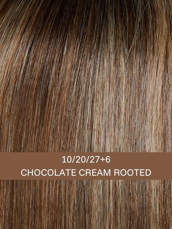 Perücke New Exclusiv Echthaar Gisela Mayer: Remy Hair Echthaar, langer gestufter Schnitt, frontales Kinotulle