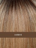 Prime Page Lace HH: Medizinische Perücke aus Remy Hair, mittellanger Bob mit Filmtüll für einen unsichtbaren Haaransatz