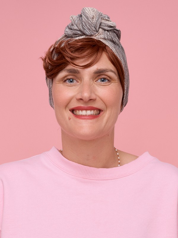 Baby Doll Mütze Les Franjynes aus geprägter Baumwolle, thermoregulierende OEKO-TEX-Fütterung und UV-Schutz SPF40+