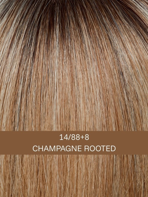 Perücke Linda HH Deluxe Gisela Mayer aus natürlichem Remy Hair, halblang 34 cm, dezentes Lace Front, leichter Tragekomfort