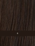 Perücke Page Long aus Remy Hair Echthaar, tiefer Mittel-Lob mit Strähne, natürliches und komfortables Ergebnis.