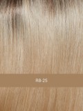 Perücke Page Long aus Remy Hair Echthaar, tiefer Mittel-Lob mit Strähne, natürliches und komfortables Ergebnis.