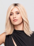 Perücke Luxery Lace K Gisela Mayer: mittellanger Stufencarré aus Echthaar mit unsichtbarem Lace Front