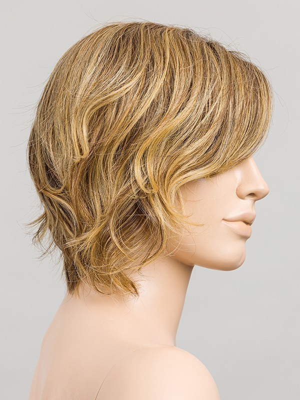 Perücke Cookie Mono Part Ellen Wille: asymmetrisch, mittellanges, welliges Haar, unsichtbare Frontlinie und atmungsaktive Cool P