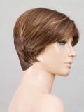 Perücke Link Mono Part Ellen Wille: kurzer asymmetrischer Schnitt, synthetische Thermofaser 140°C, natürlicher und dezenter Effe