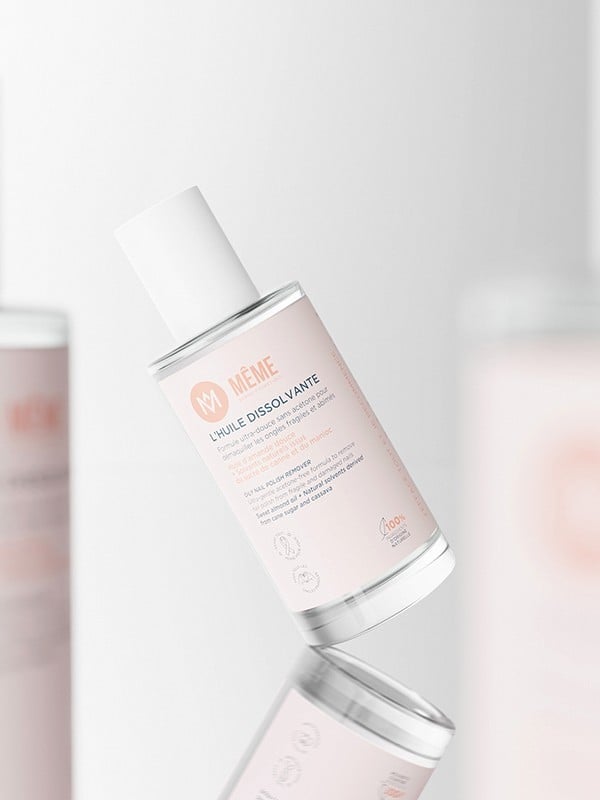 MÊME acetonfreies Löseöl 50 ml, 100% natürlich, pflegt geschwächte Nägel und Nagelhäute