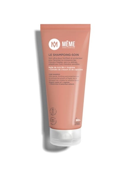 MÊME Pflege-Shampoo 200 ml: stärkend, 96% natürlich, empfindliche Kopfhaut, sulfatfrei, vegan