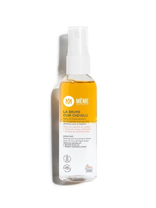 MÊME Kopfhautspray 100 ml: beruhigendes Spray, 88% natürlich, nicht fettiger Finish, ideal nach Chemotherapie und unter der Perü