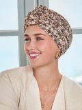 Turbanmütze Lotus Bambou Christine Headwear aus Bambus-Viskose Caretech®, weich und atmungsaktiv, mit aufgenähter Lotusblume.