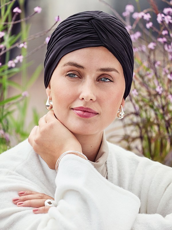 Turban-Haube Joyo Bambou Christine Headwear, Caretech® Viskose, weich und atmungsaktiv, ideal für empfindliche Kopfhaut (Alopezi