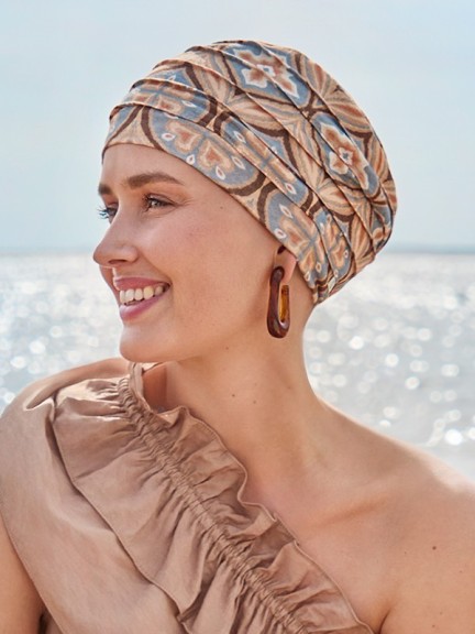 Entdecken Sie die Zen Linen Mütze — Eleganter Turban aus Leinen, Einheitsgröße