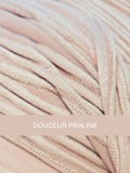 Bonnet-Turban Boho Christine Headwear: Plissee-Effekt, Polyesterschleier und Bambus-Viskose-Futter, leicht und bequem.