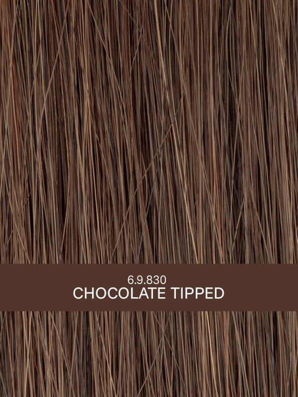 Emotion Small Deluxe Ellen Wille: lange Remy Hair Perücke, kleine Größe 52–54 cm, Monofilament und Extra-großes Cinema-Front-Tül