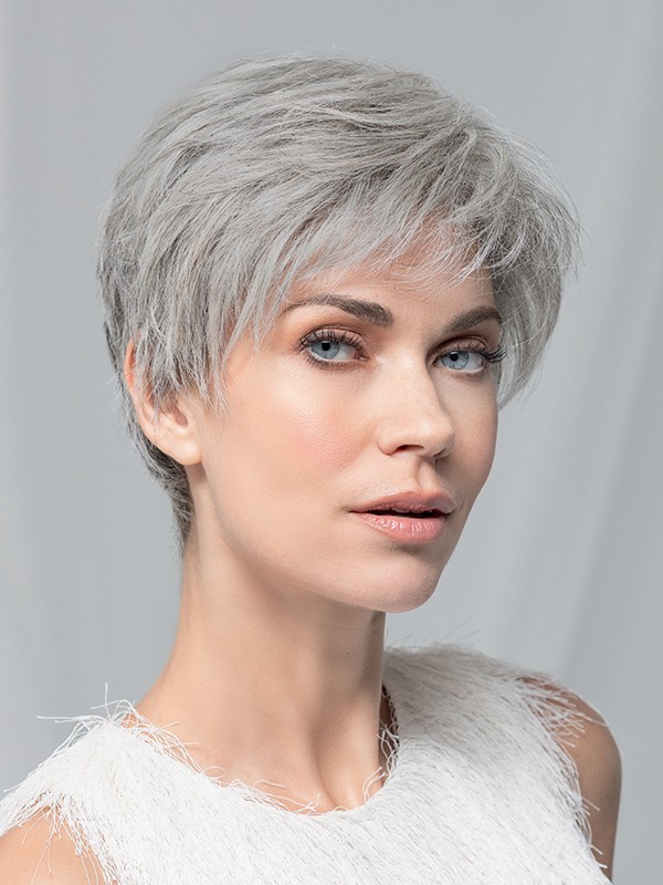 Perücke Encore Mono Ellen Wille: kurzer Schnitt Prime Hair, unsichtbarer Tüll von Schläfe zu Schläfe, 11 Farbtöne, natürliches E