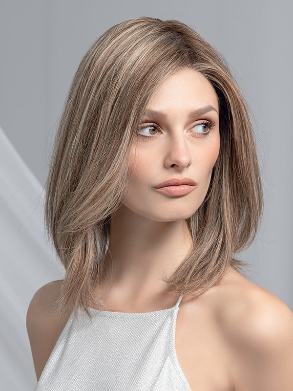 Perücke Ellen Wille Trinity Plus Deluxe: langer, glatter Bob Remy Hair 25–38 cm, handgefertigtes Monofilament, extra langer Fron
