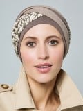Turban-Set Nele von Gisela Mayer mit weicher Haube und integriertem Stirnband, komfortables 2-in-1-Modell in Einheitsgröße.