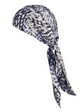 Turban Madrid Printed Gisela Mayer, Chemo-Turban-Tuch aus weicher Viskose mit Aufdruck, bequem und leicht zu knoten.