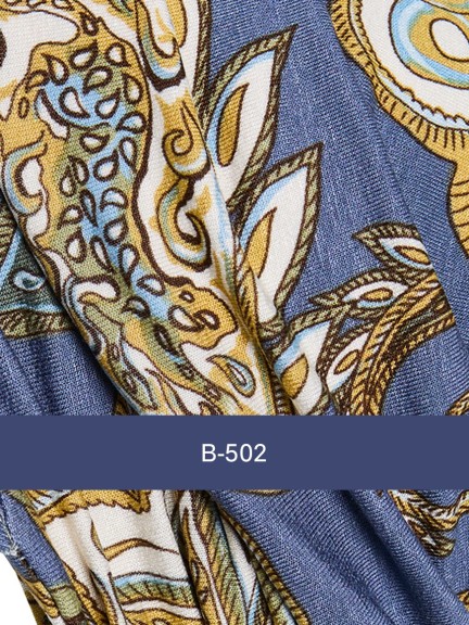 Madrid Printed Viskose-Turban - weich, vielseitig und stilvoll