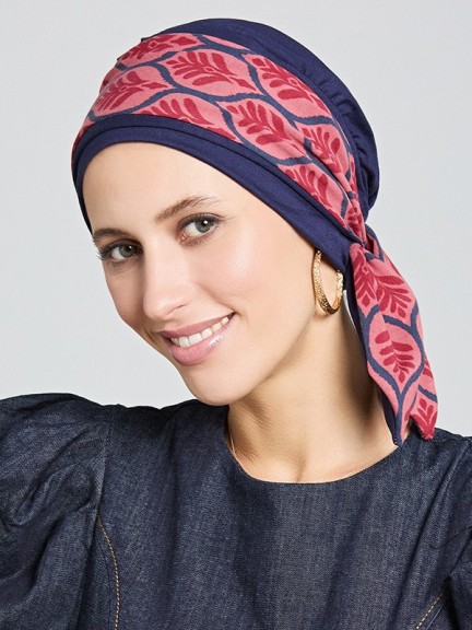 Set Pia: 2-in-1-Turban mit Stirnband, Innenfutter aus Bambus