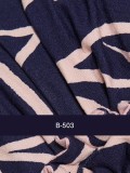 Turban Bahama Printed aus Bambusfaser: bequem, atmungsaktiv und dezent, ideal nach Chemotherapie, Alopezie oder Alopecia areata.