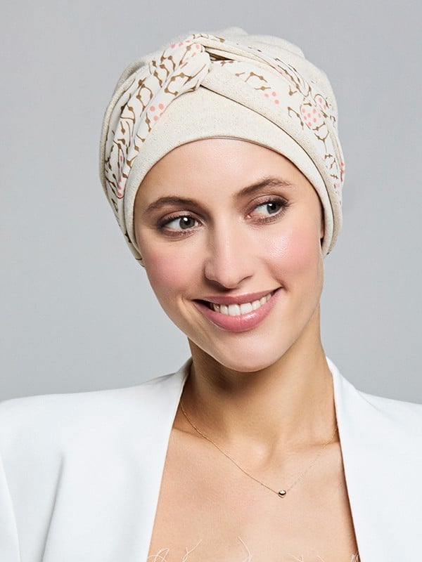 Turban-Set Mirage Gisela Mayer zum Knoten, weiches Bambus-Innenfutter