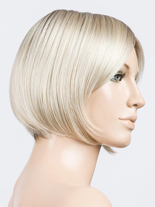 Perücke Amy Small Deluxe in kleiner Größe: Kinnlanger Bob, Seitenfransen, natürlicher Rooted/Mix-Effekt, Premium-Tragekomfort (4