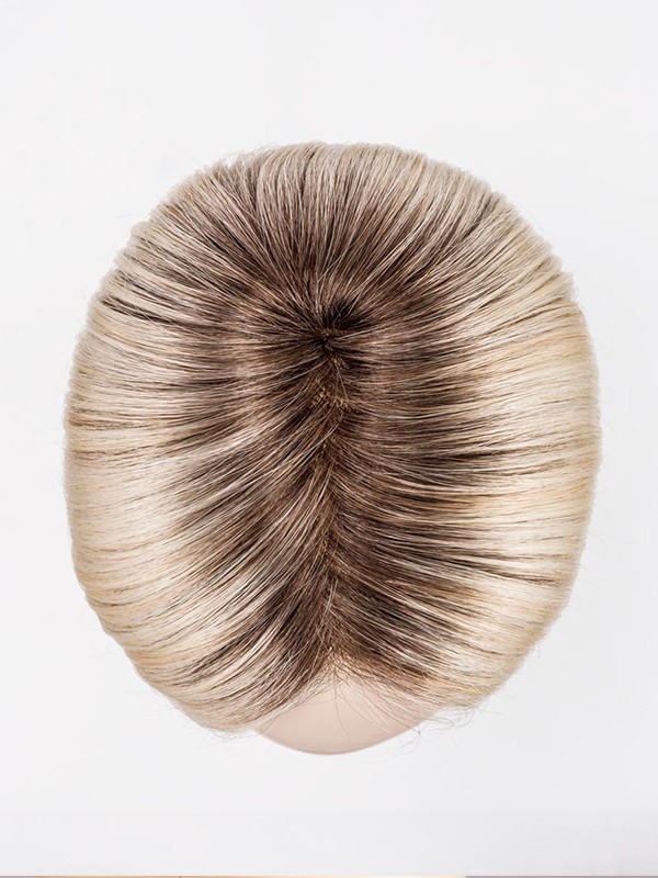 Perücke Amy Small Deluxe in kleiner Größe: Kinnlanger Bob, Seitenfransen, natürlicher Rooted/Mix-Effekt, Premium-Tragekomfort (4