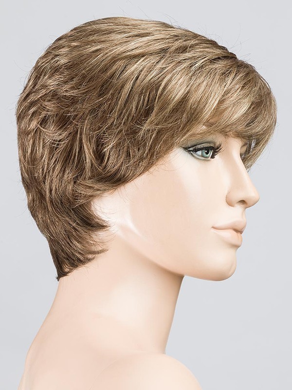 Perücke Apart Mono Hair Power: schicke gewellte Frisur, Volumen am Hinterkopf, dunkler Ansatzeffekt rooted oder Strähnen-Mix, Tr
