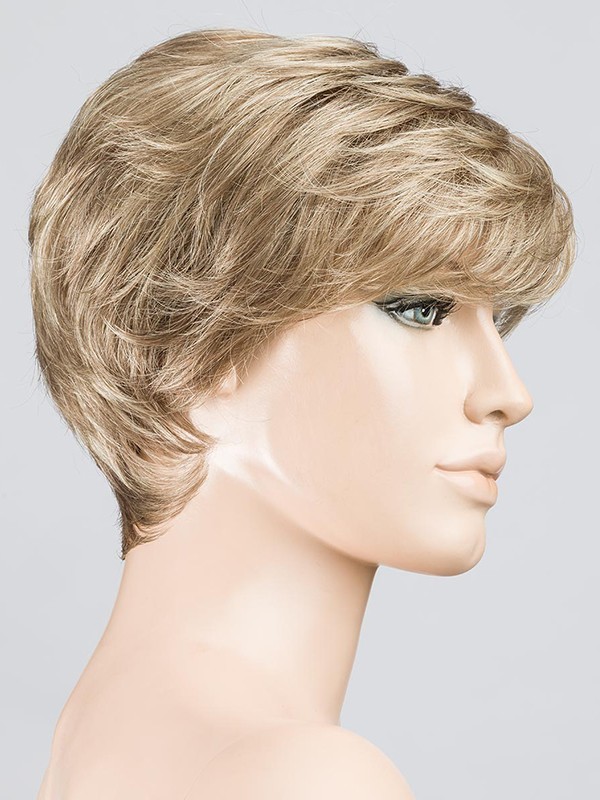 Perücke Apart Mono Hair Power: schicke gewellte Frisur, Volumen am Hinterkopf, dunkler Ansatzeffekt rooted oder Strähnen-Mix, Tr