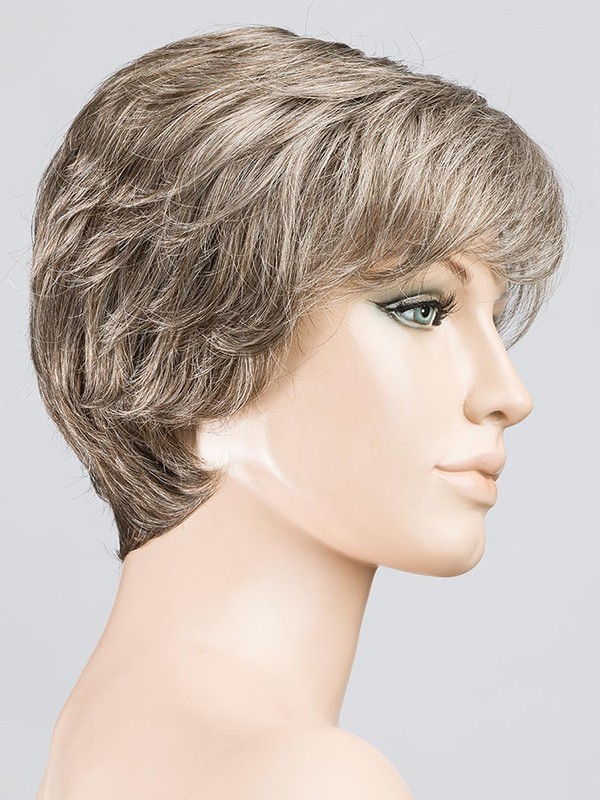 Perücke Apart Mono Hair Power: schicke gewellte Frisur, Volumen am Hinterkopf, dunkler Ansatzeffekt rooted oder Strähnen-Mix, Tr