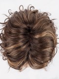 Perücke Beach Mono halblanges welliges Haar, Beach-Curls-Locken, Rooted-Effekt und gesträhntes Haar