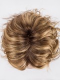 Perücke Beach Mono halblanges welliges Haar, Beach-Curls-Locken, Rooted-Effekt und gesträhntes Haar