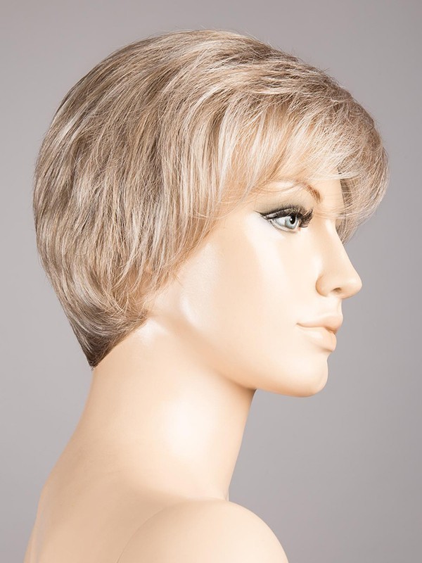 Perücke Cara 100 Deluxe: sportlicher Kurzhaarschnitt, Rooted-Effekt (dunkle Ansätze) und Mix-Effekt (Strähnen-Balayage), komfort