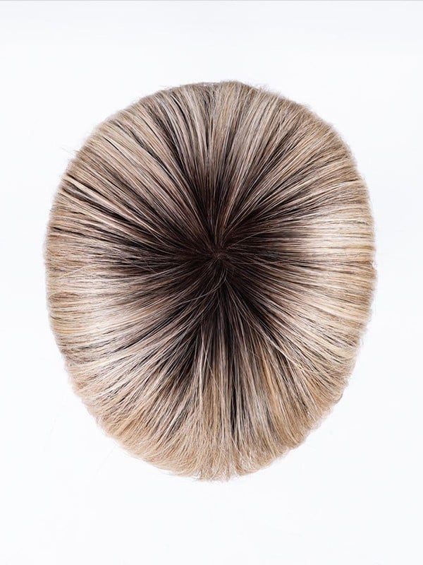 Perücke Cher Ellen Wille: lang, glatt und glänzend, hitzebeständige Faser, Ansatzeffekt (rooted) und Balayage (mix).