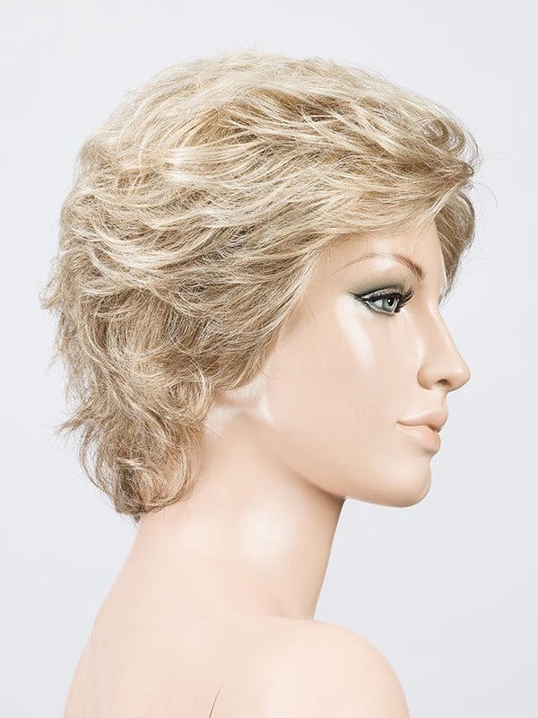 Perücke City: lockere Locken, fransiger Pony, Rooted-Mix-Effekt für einen urban-schicken und natürlichen Look