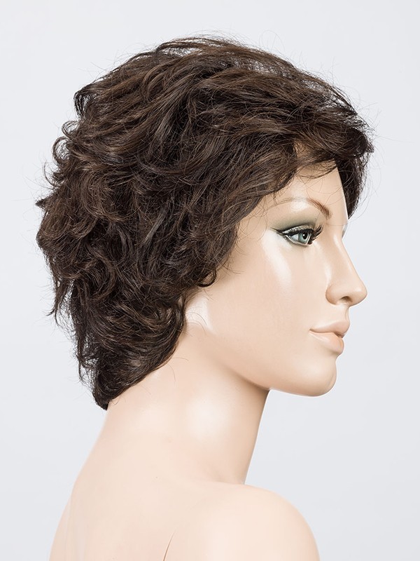 Perücke City: lockere Locken, fransiger Pony, Rooted-Mix-Effekt für einen urban-schicken und natürlichen Look