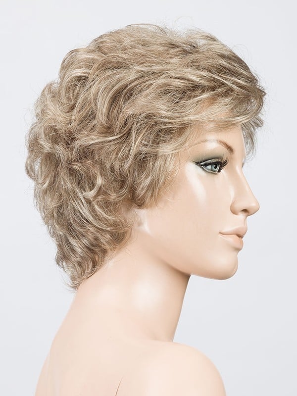 Perücke City: lockere Locken, fransiger Pony, Rooted-Mix-Effekt für einen urban-schicken und natürlichen Look