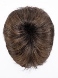 Perücke Click Hair Power: moderner, ausgedünnter Schnitt, lässig-ungekämmter Stil, dunkler Ansatzeffekt (rooted) oder gesträhnte