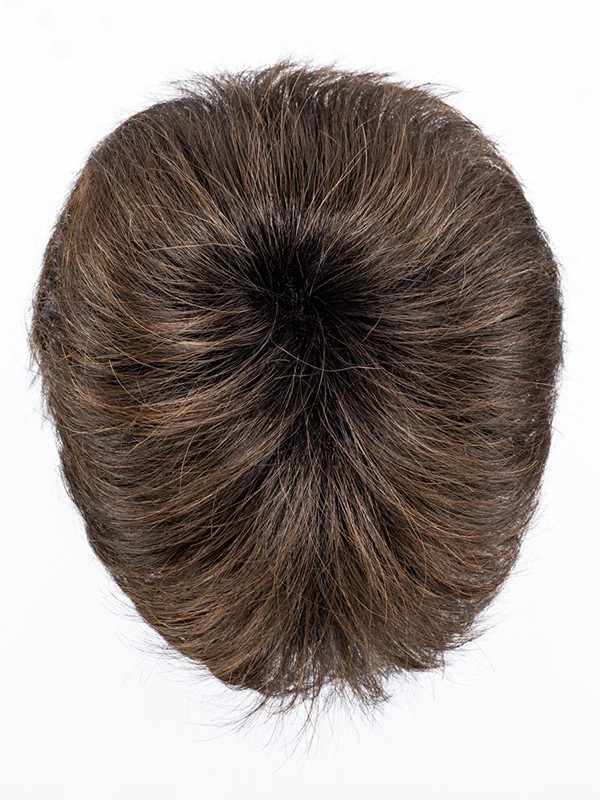 Perücke Click Hair Power: moderner, ausgedünnter Schnitt, lässig-ungekämmter Stil, dunkler Ansatzeffekt (rooted) oder gesträhnte