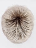 Perücke Club 10 rooted mix: Volumen hinten, dunkler Ansatzeffekt und Highlights, ungezwungener Styling-Look